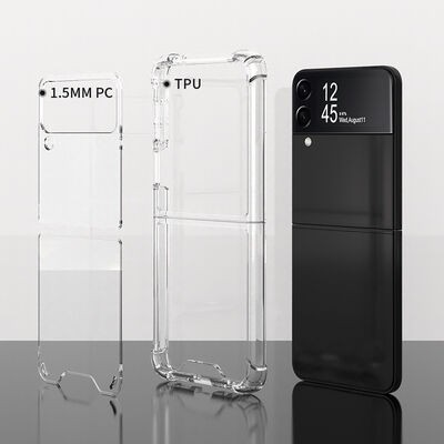 Galaxy Z Flip 4 Case Zore Nitro Anti Shock Silicon - 6