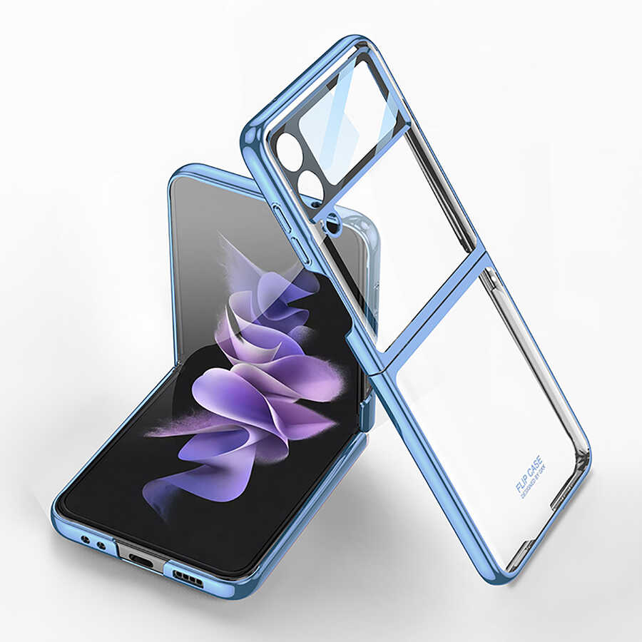 Galaxy Z Flip 4 Kılıf Zore Kıpta Lensli Kapak