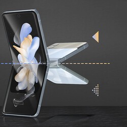 Galaxy Z Flip 4 Zore Narr Tpu Ön Arka Body Ekran Koruyucu - 9