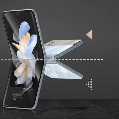 Galaxy Z Flip 4 Zore Narr Tpu Ön Arka Body Ekran Koruyucu - 9