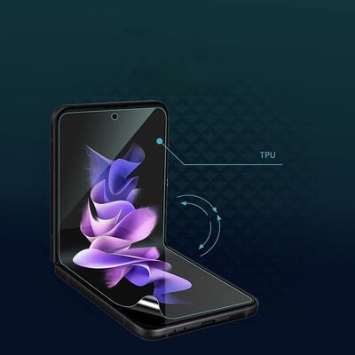 Galaxy Z Flip 4 Zore Narr Tpu Ön Arka Body Ekran Koruyucu - 7