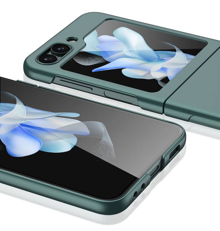 Galaxy Z Flip 5 Kılıf Zore Sert Kıpta Kapak - 8