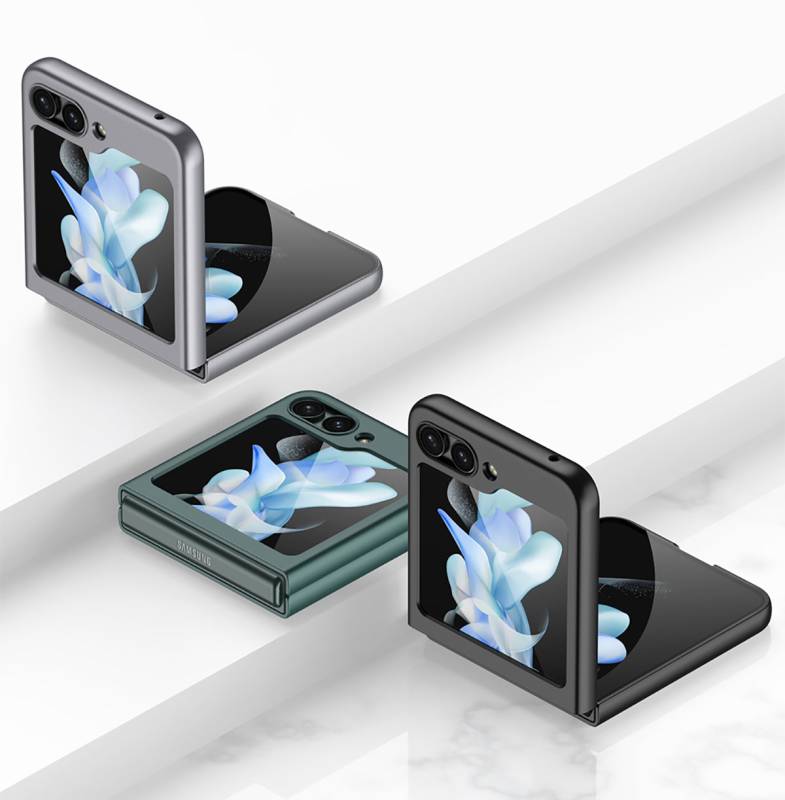 Galaxy Z Flip 5 Kılıf Zore Sert Kıpta Kapak - 9