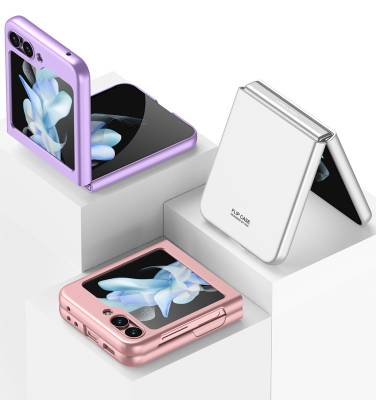 Galaxy Z Flip 5 Kılıf Zore Sert Kıpta Kapak - 10
