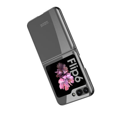 Galaxy Z Flip 6 Case Zore Full Glass Cover - 9