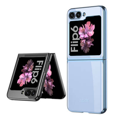 Galaxy Z Flip 6 Case Zore Full Glass Cover - 15