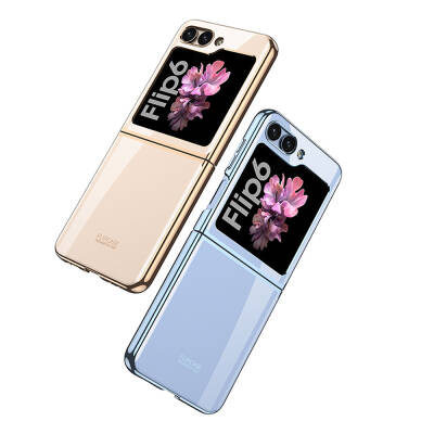 Galaxy Z Flip 6 Case Zore Full Glass Cover - 8