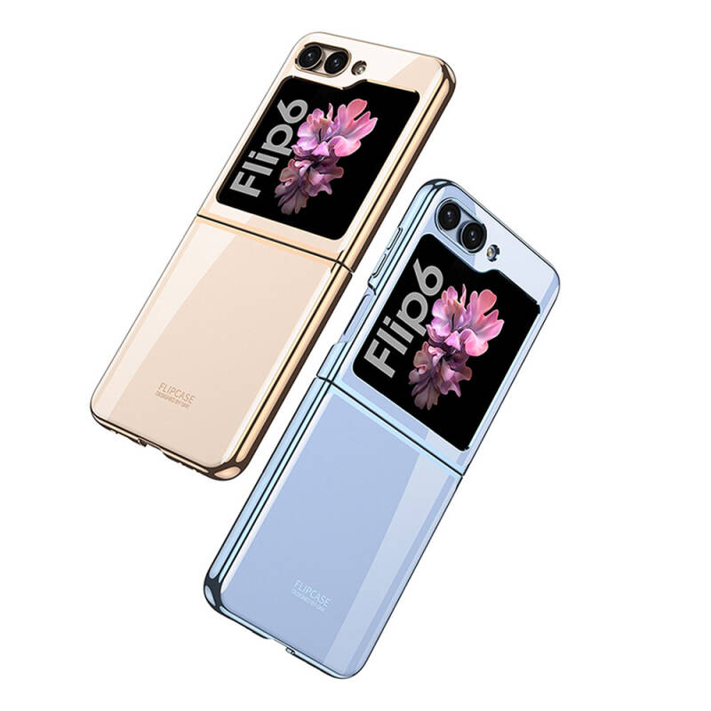 Galaxy Z Flip 6 Case Zore Full Glass Cover - 8