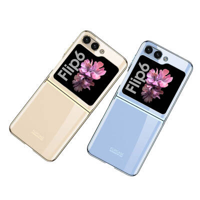 Galaxy Z Flip 6 Case Zore Full Glass Cover - 10
