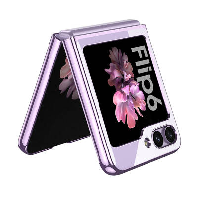 Galaxy Z Flip 6 Case Zore Full Glass Cover - 11