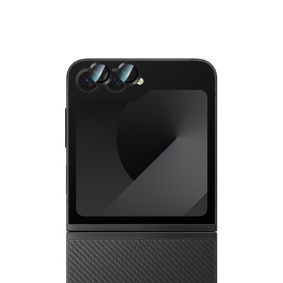 Galaxy Z Flip 6 CaseWorld Alloy Series Oleophobic Anti-Reflective Camera Lens Protector - 4