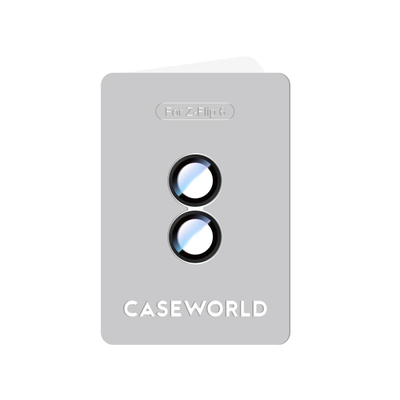 Galaxy Z Flip 6 CaseWorld Alloy Series Oleophobic Anti-Reflective Camera Lens Protector - 7