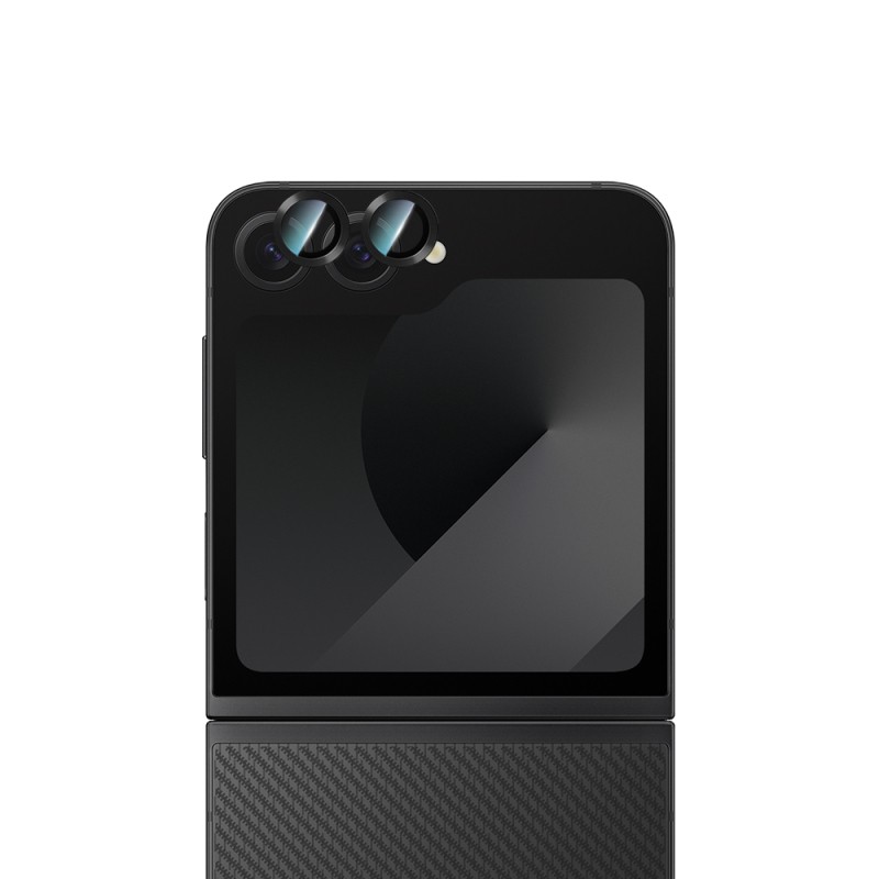 Galaxy Z Flip 6 CaseWorld Alloy Serisi Oleofobik Anti Reflective Kamera Lens Koruyucu - 4