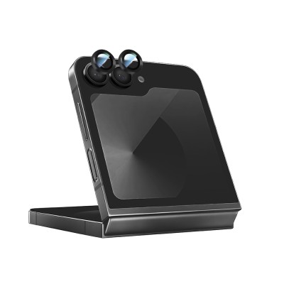 Galaxy Z Flip 6 CaseWorld Alloy Serisi Oleofobik Anti Reflective Kamera Lens Koruyucu - 5