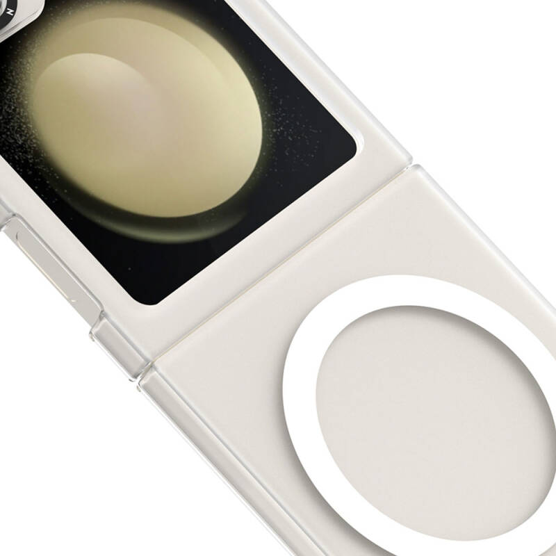 Galaxy Z Flip 6 Kılıf M-safe Şarj Özellikli Youngkit Hidden Sand Serisi Kapak - 4