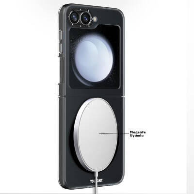 Galaxy Z Flip 6 Kılıf M-safe Şarj Özellikli Youngkit Hidden Sand Serisi Kapak - 6