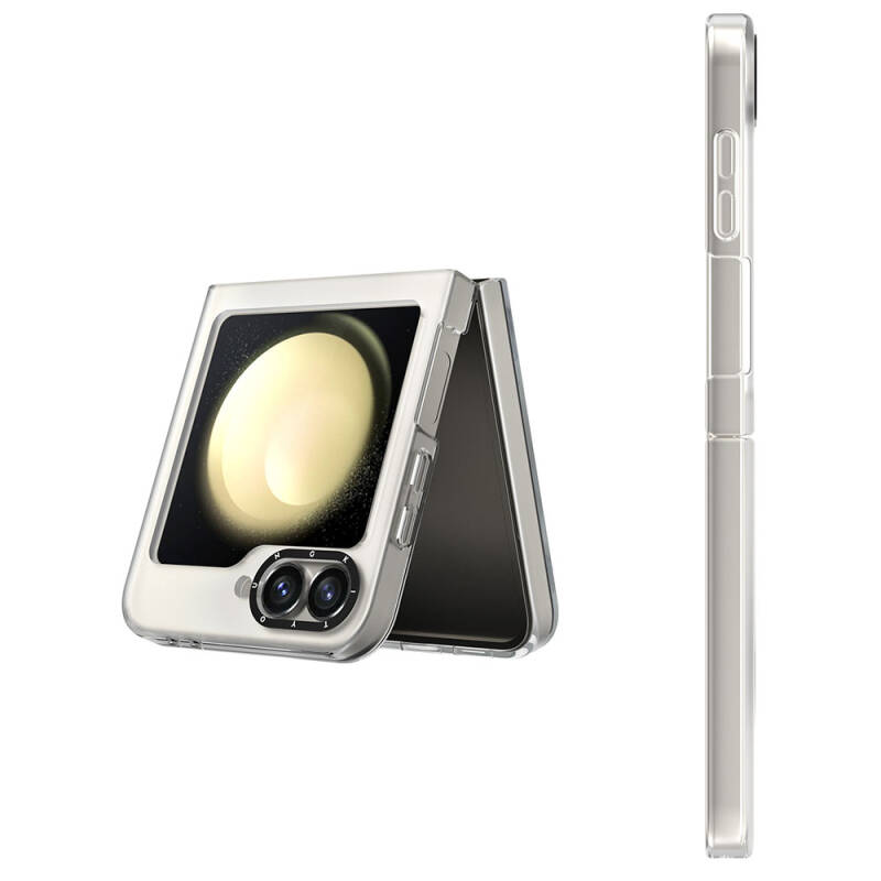 Galaxy Z Flip 6 Kılıf M-safe Şarj Özellikli Youngkit Hidden Sand Serisi Kapak - 2