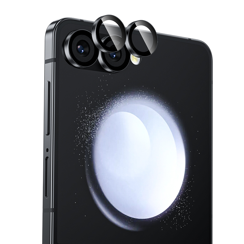 Galaxy Z Flip 7 Benks AR Glass Warrior Premium Cam Kamera Lens Koruyucu - Şeffaf