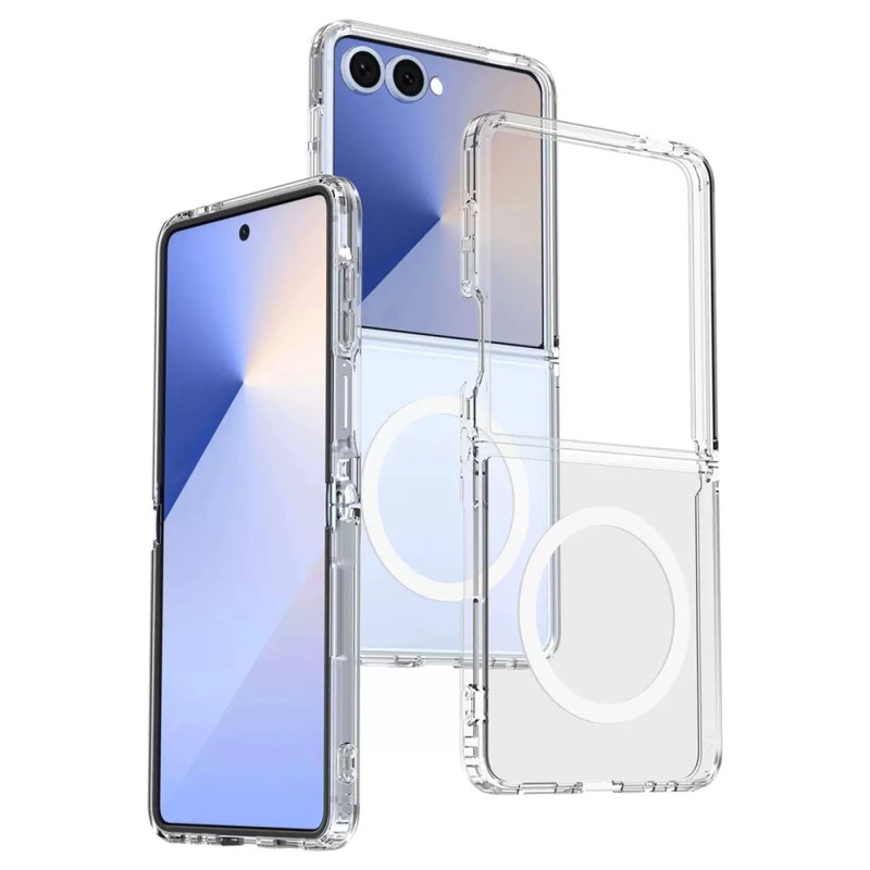 Galaxy Z Flip 7 Case Camera Protection M-safe Hard PC Zore Porto Cover - 3