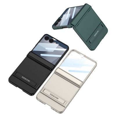 Galaxy Z Flip 7 Case Zore Kıpta Stand Cover - 8