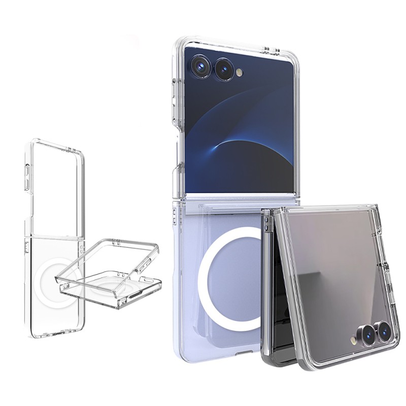 Galaxy Z Flip 7 Kılıf Kamera Korumalı M-safe Sert PC Zore Porto Kapak - 5