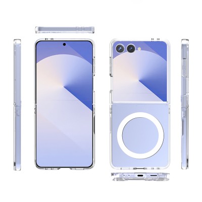 Galaxy Z Flip 7 Kılıf Kamera Korumalı M-safe Sert PC Zore Porto Kapak - 7