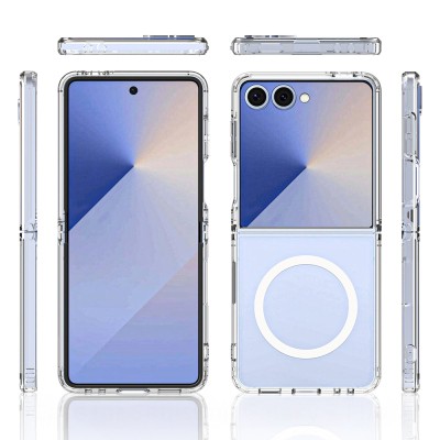 Galaxy Z Flip 7 Kılıf Kamera Korumalı M-safe Sert PC Zore Porto Kapak - 11