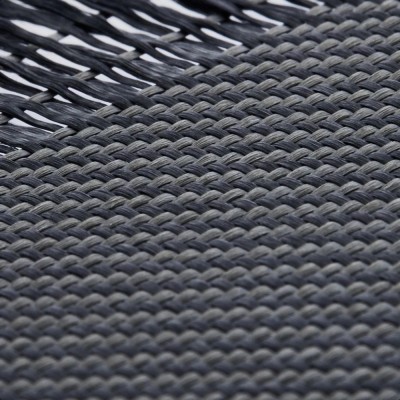 Galaxy Z Flip 7 Kılıf M-safe Şarj Özellikli 600D Aramid Karbon Fiber Pitaka Ultra-Slim Classic Serisi Black-Grey Twill Kapak - 11