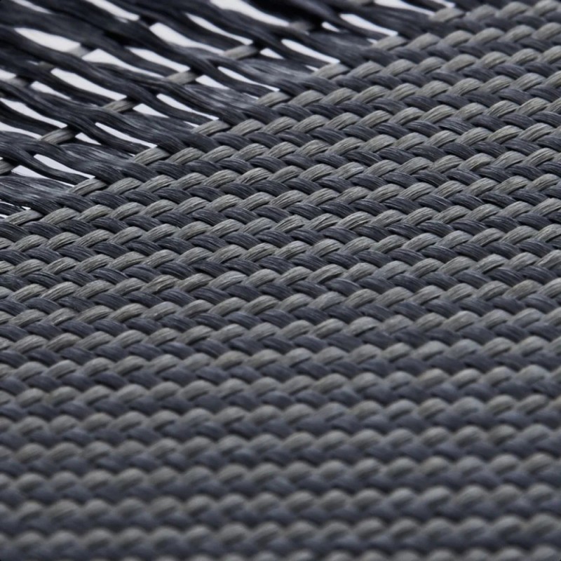 Galaxy Z Flip 7 Kılıf M-safe Şarj Özellikli 600D Aramid Karbon Fiber Pitaka Ultra-Slim Classic Serisi Black-Grey Twill Kapak - 11
