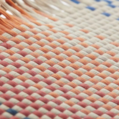 Galaxy Z Flip 7 Kılıf M-safe Şarj Özellikli Aramid Karbon Fiber Pitaka Tactile Woven Sunset-Moonrise Serisi Kapak - 11