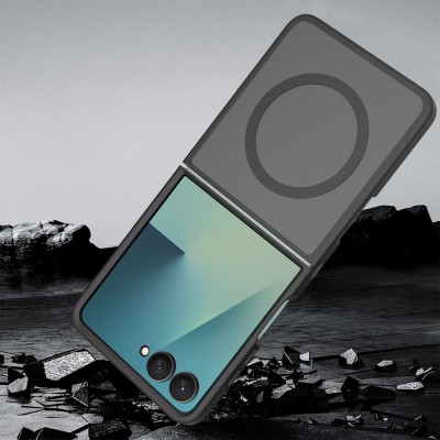 Galaxy Z Flip 7 Kılıf M-Safe Şarj Özellikli Kamera Korumalı Zore Lunex Kapak - 3