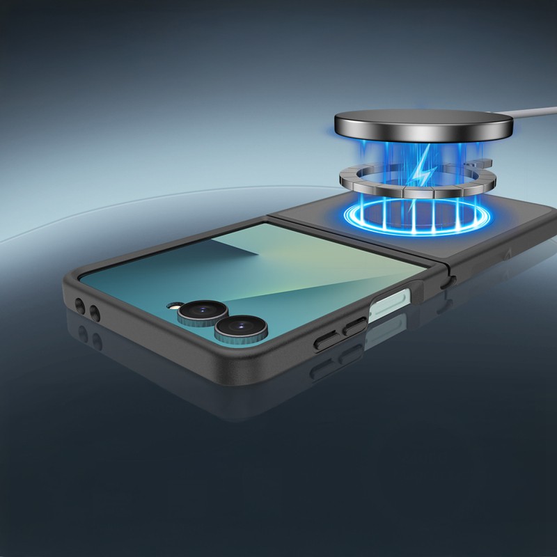 Galaxy Z Flip 7 Kılıf M-Safe Şarj Özellikli Kamera Korumalı Zore Lunex Kapak - 5