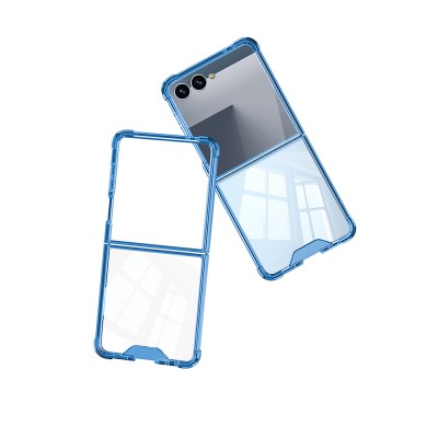 Galaxy Z Flip 7 Kılıf Zore Full Camlı Kıpta Kapak - 9