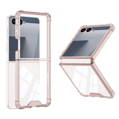 Galaxy Z Flip 7 Kılıf Zore Full Camlı Kıpta Kapak - 3