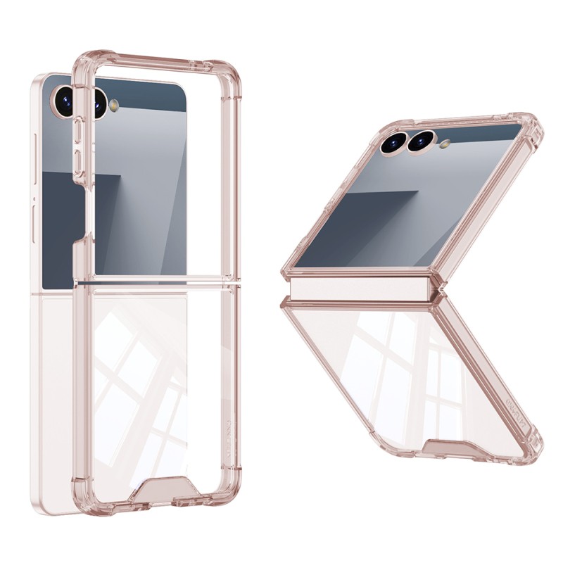 Galaxy Z Flip 7 Kılıf Zore Full Camlı Kıpta Kapak - 3