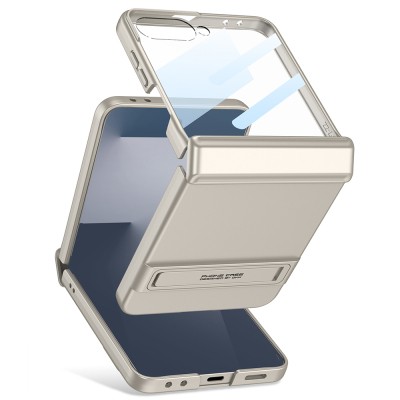 Galaxy Z Flip 7 Kılıf Zore Kıpta Standlı Kapak - 6