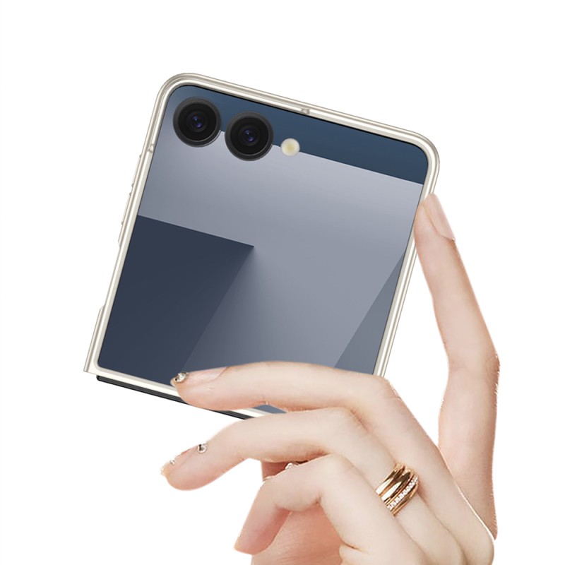 Galaxy Z Flip 7 Kılıf Zore Sert Kıpta Kapak - 22