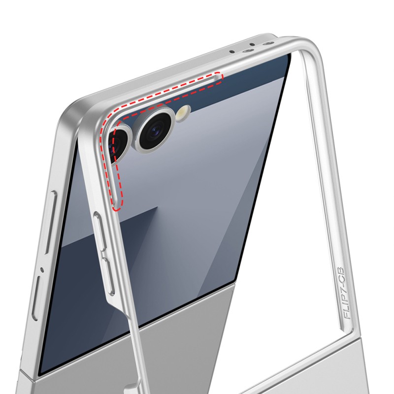 Galaxy Z Flip 7 Kılıf Zore Sert Kıpta Kapak - 23
