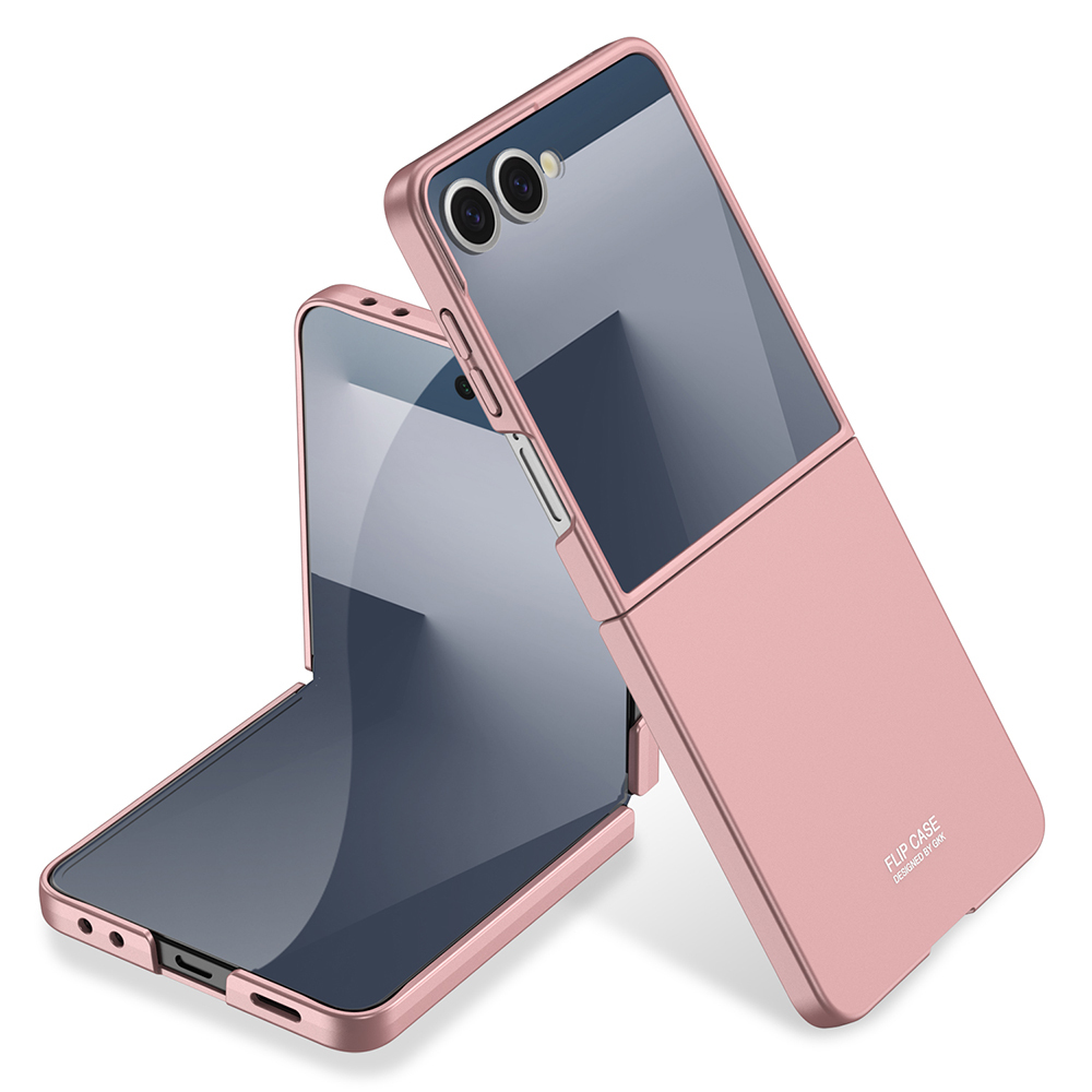 Galaxy Z Flip 7 Kılıf Zore Sert Kıpta Kapak - Pembe