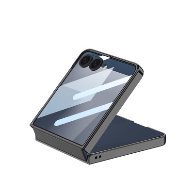 Galaxy Z Flip 7 M-safe Şarj Özellikli Zore Kıpta KPT-02 Standlı Kapak - 7