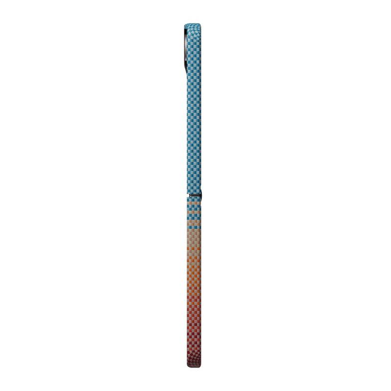 Galaxy Z Flip 8 Kılıf M-safe Şarj Özellikli Aramid Karbon Fiber Pitaka Sunset 2.0 California Dream Serisi Kapak - 4