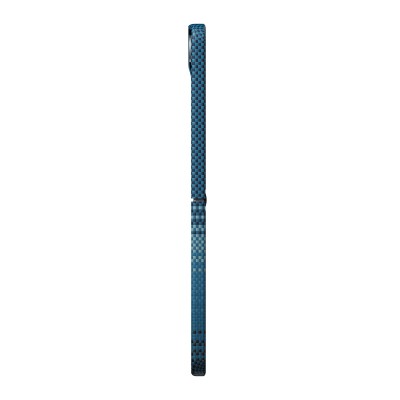 Galaxy Z Flip 8 Kılıf M-safe Şarj Özellikli Aramid Karbon Fiber Pitaka Tactile Woven Sunset-Moonrise Serisi Kapak - 5