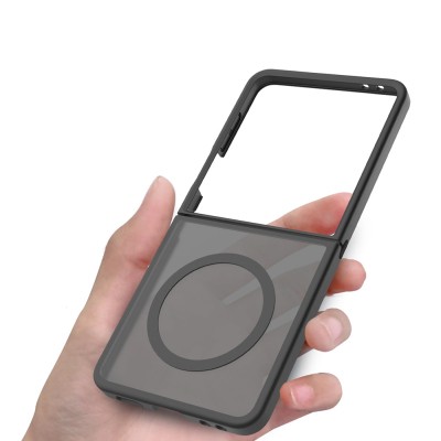 Galaxy Z Flip 8 Kılıf M-Safe Şarj Özellikli Kamera Korumalı Zore Lunex Kapak - 3