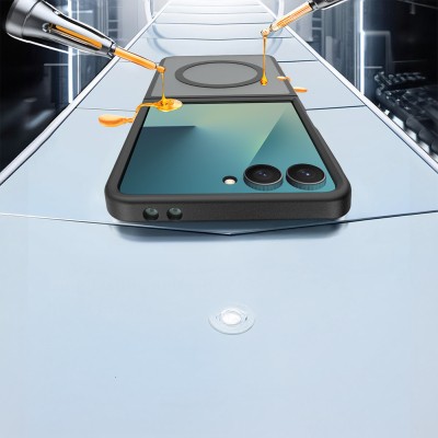 Galaxy Z Flip 8 Kılıf M-Safe Şarj Özellikli Kamera Korumalı Zore Lunex Kapak - 5
