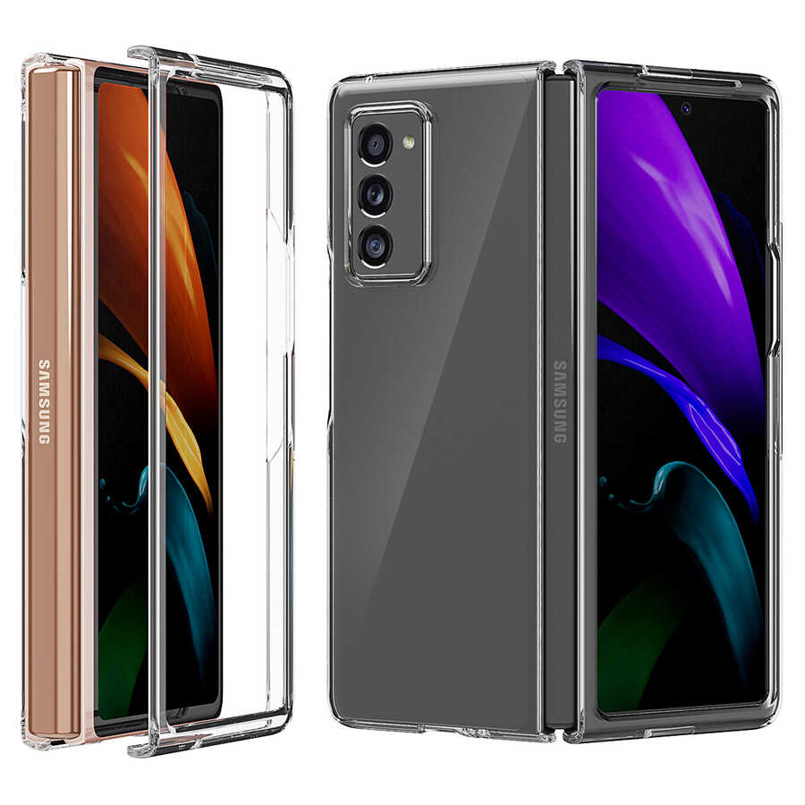 Galaxy Z Fold 2 Kılıf Araree Nukin Kapak - Renksiz