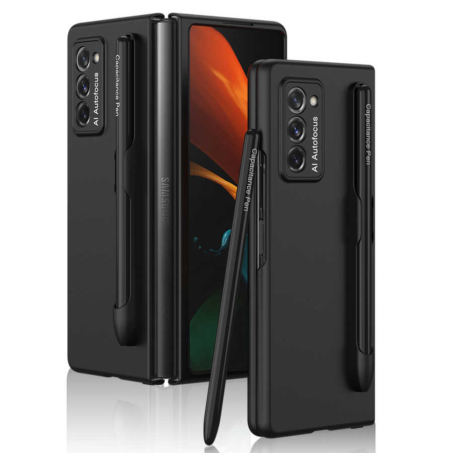 Galaxy Z Fold 2 Kılıf Zore Espen Kılıf - Siyah