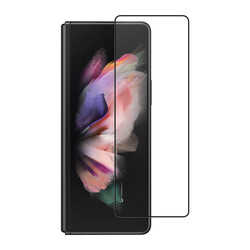 Galaxy Z Fold 3 Zore 3D Side Glass Ön Ekran Koruyucu - Zore