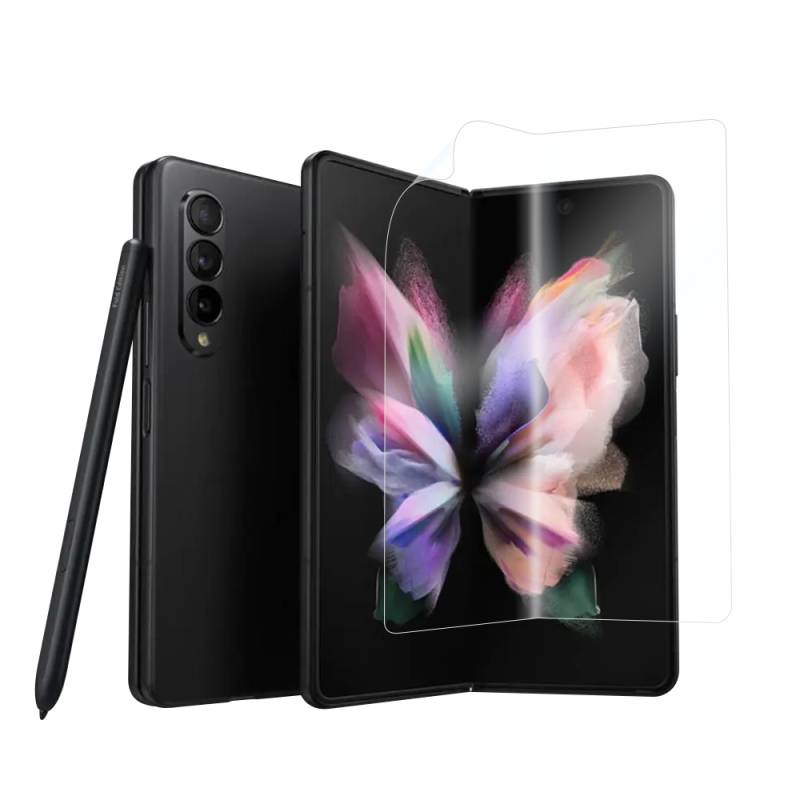 Galaxy Z Fold 3 Zore Hizalama Aparatlı S-Fit Body Ekran Koruyucu - 10
