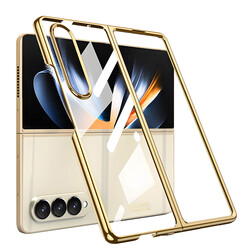 Galaxy Z Fold 4 Kılıf Zore Full Camlı Kıpta Kapak - GKK