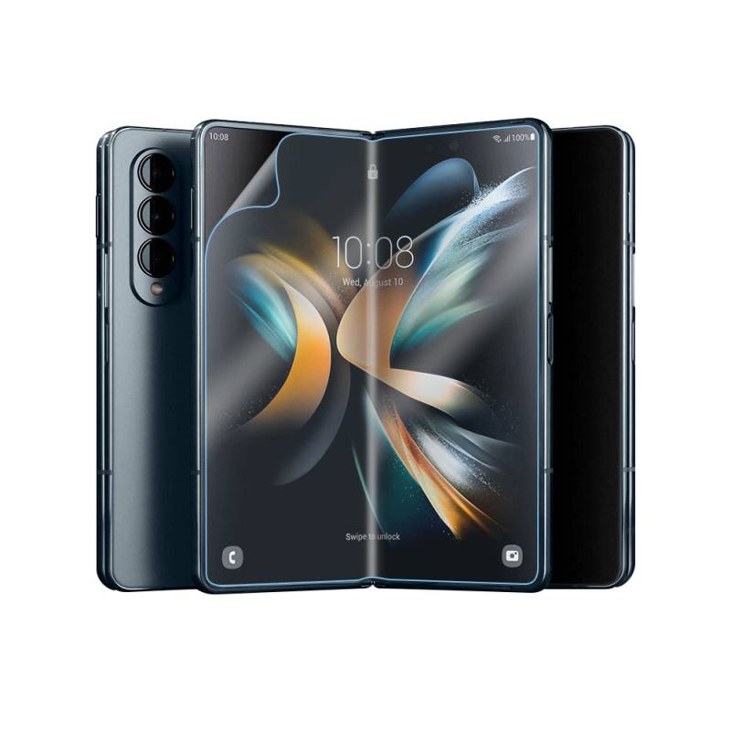 Galaxy Z Fold 4 Zore Hizalama Aparatlı S-Fit Body Ekran Koruyucu - 7